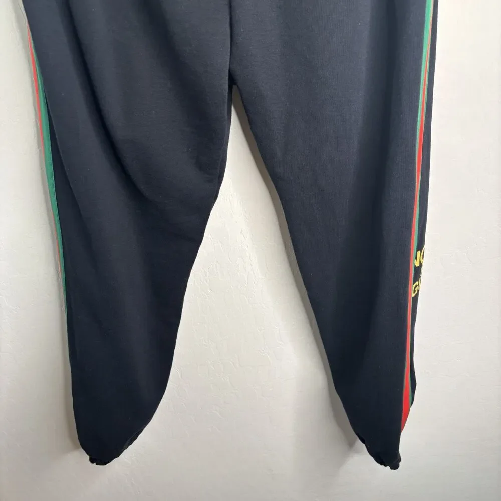 Gucci x The North Face Black Stripe Joggers